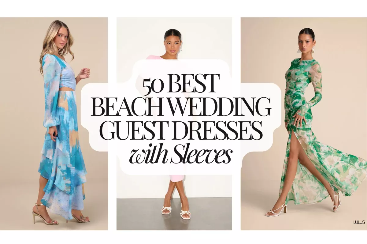 beach wedding guest dresses with sleeves perfect for summer seaside weddings