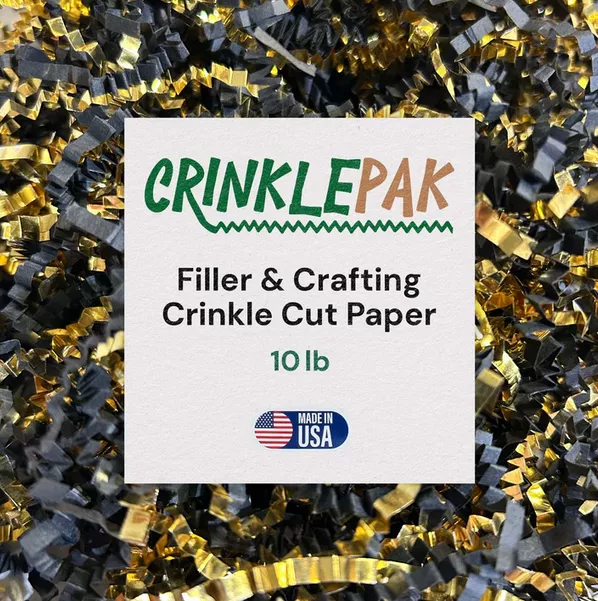 black and gold wedding gift box filler