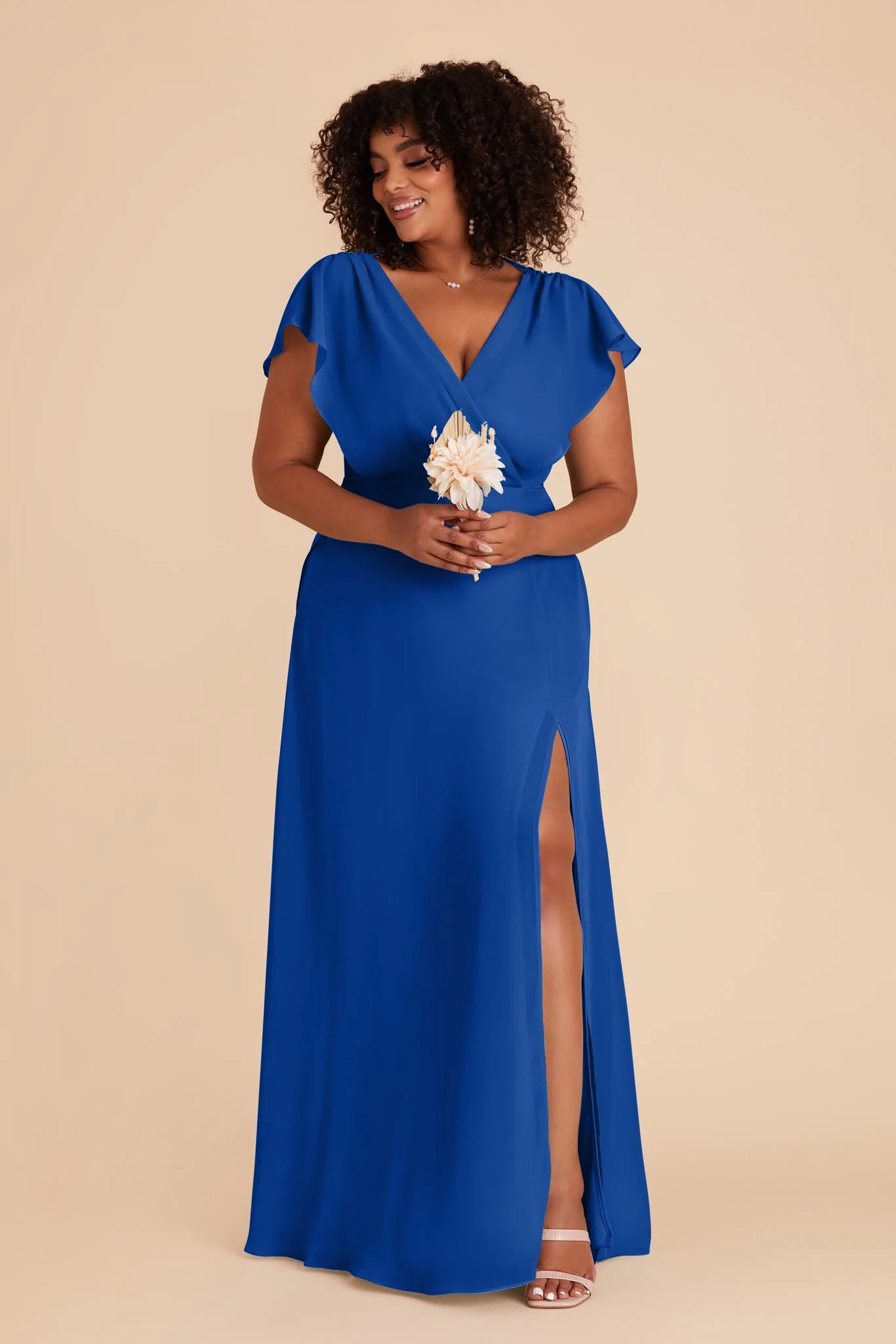 flowy mother of the bride dress in plus size for all seasons