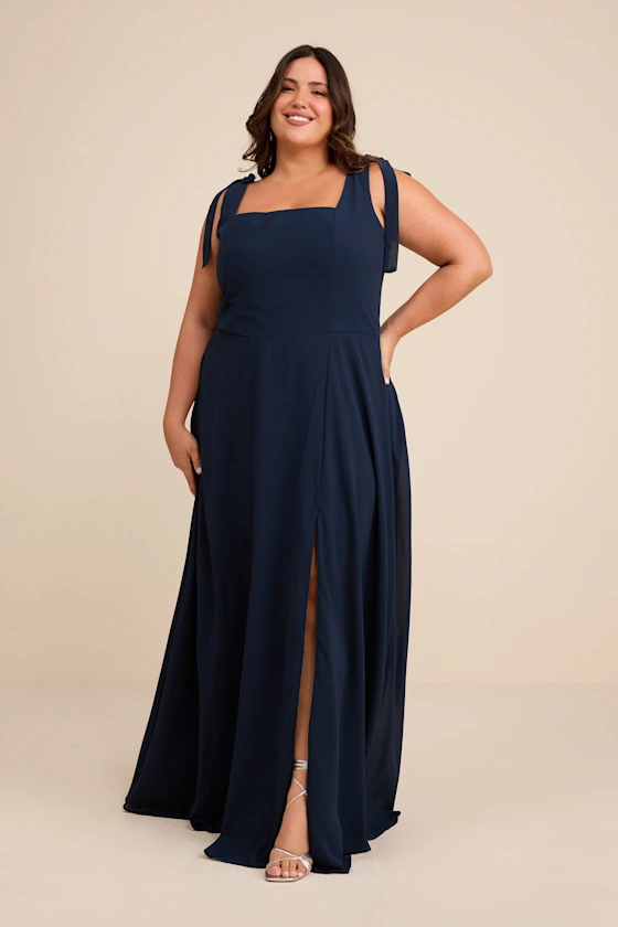 flattering plus size bridesmaid dress that isn't ugly