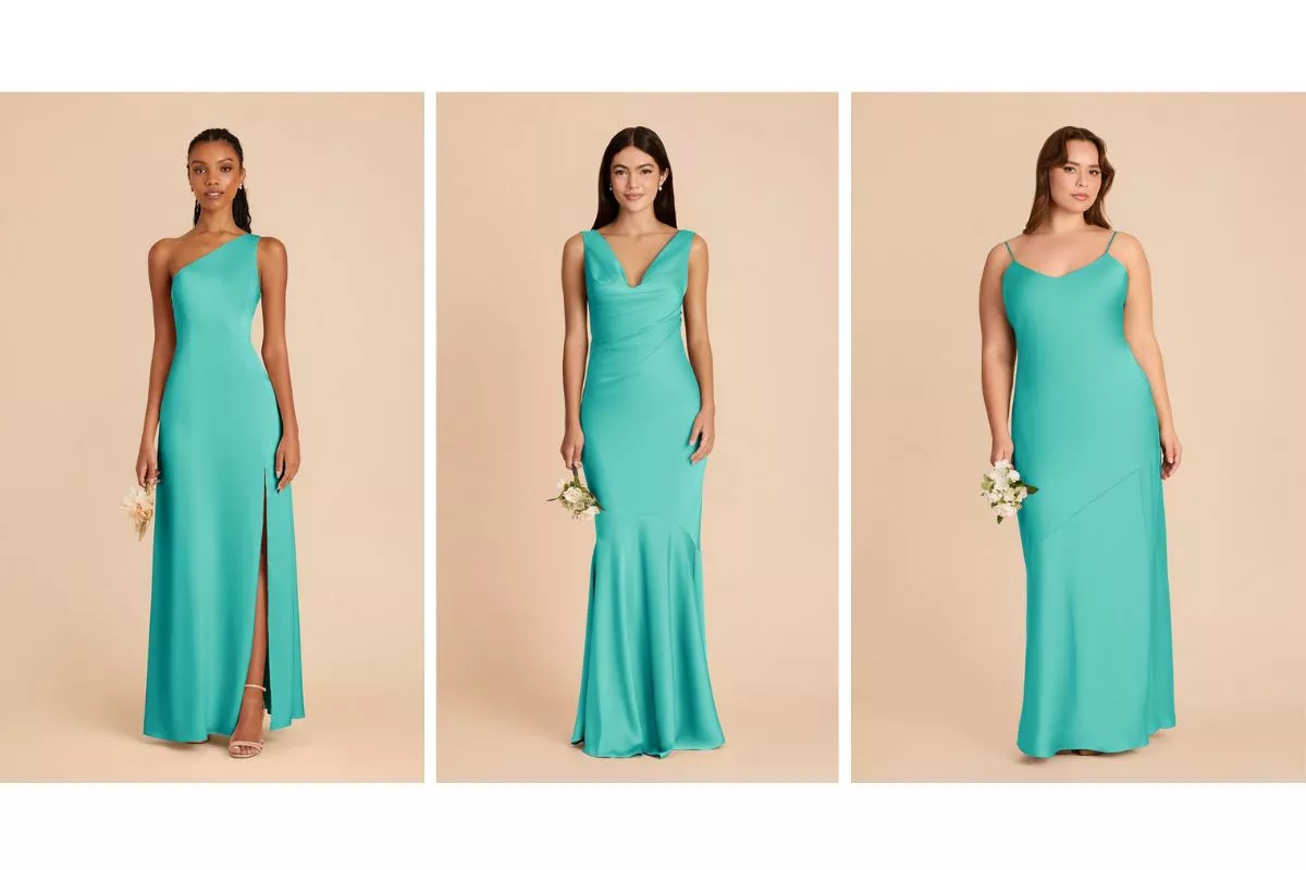 bright blue bridesmaid dresses cobalt and royal blue