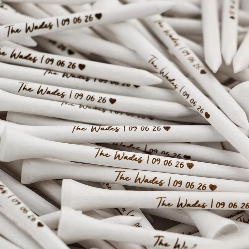 personalized golf tee favors
