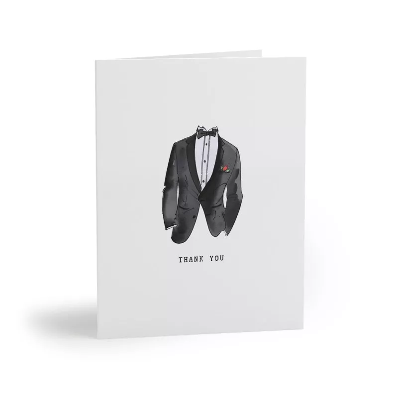 thank you cards for groomsmen gifts
