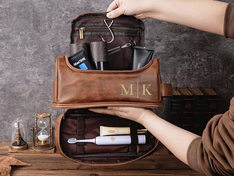 toiletry travel bag groomsmen gift idea