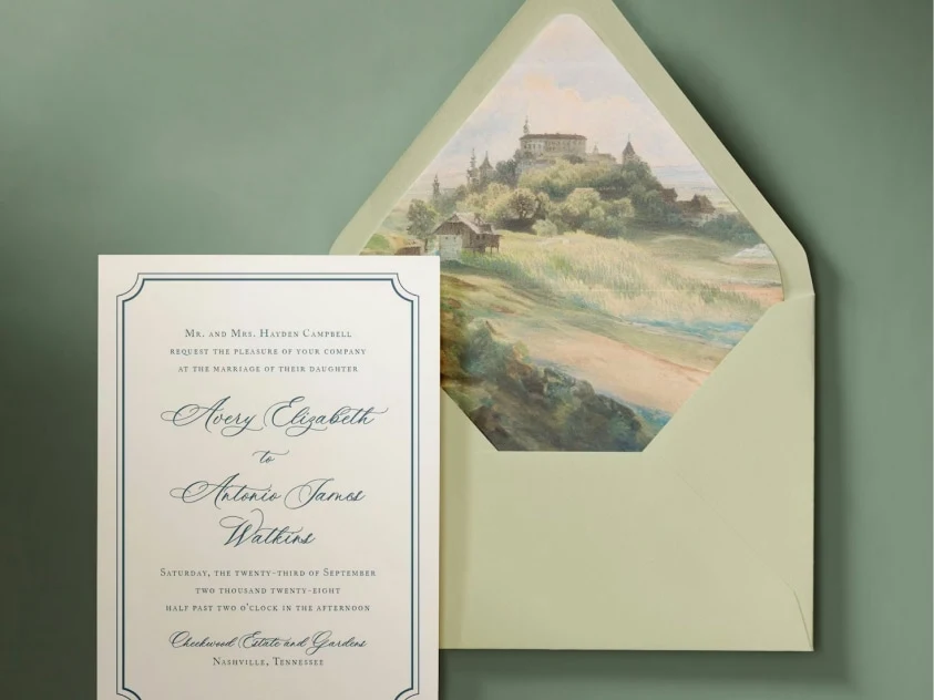 luxury wedding invitations that guests actually notice with premium paper and foil details