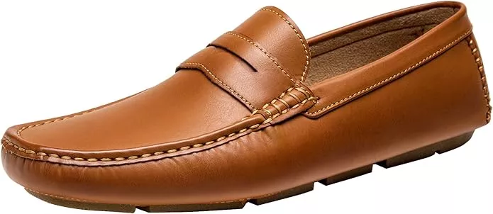Mens dress penny loafers for beach wedding footwear