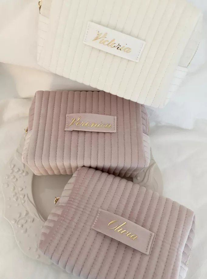 velvet makeup bags