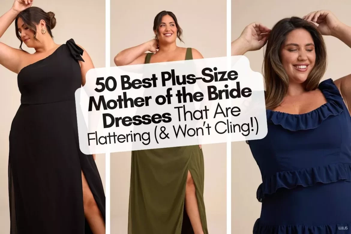 plus size mother of the bride dresses that flatter and hide the belly, flowy chiffon and A-line styles for 2026