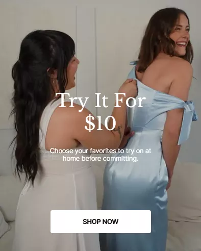 azazie at home try on review