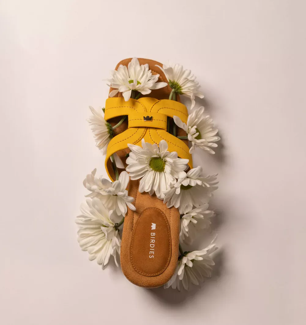 cute birdies yellow sandals that are comfortable shoes