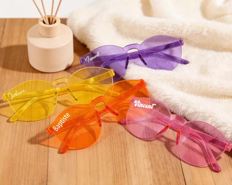 neon wedding sunglasses favors that are not expensive
