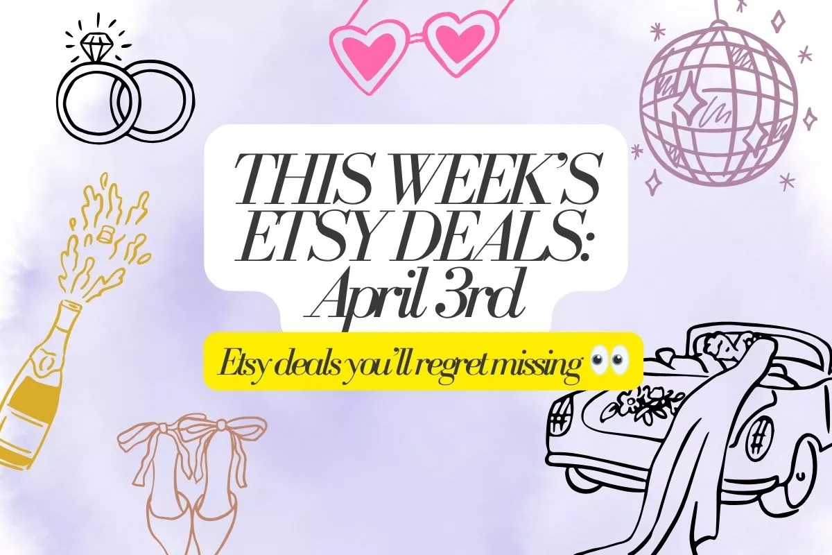 etsy wedding deals april 3 bridal accessories on sale including jacket welcome sign ring box dog cake topper wedding bands and bridesmaid sweatsuits pajamas