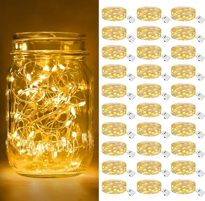 battery operated fairy lights for jars
