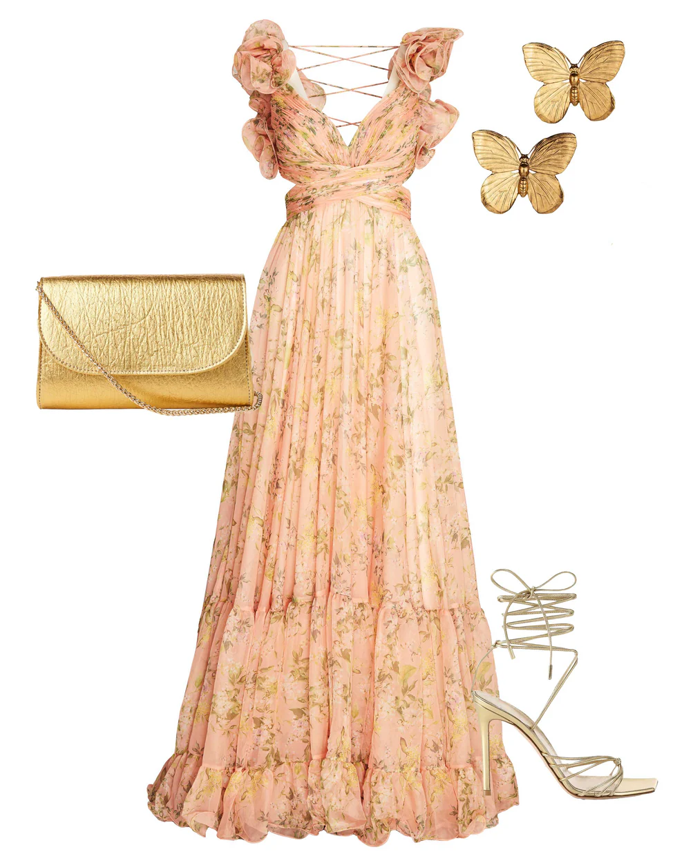 how to style garden formal wedding guest dress code