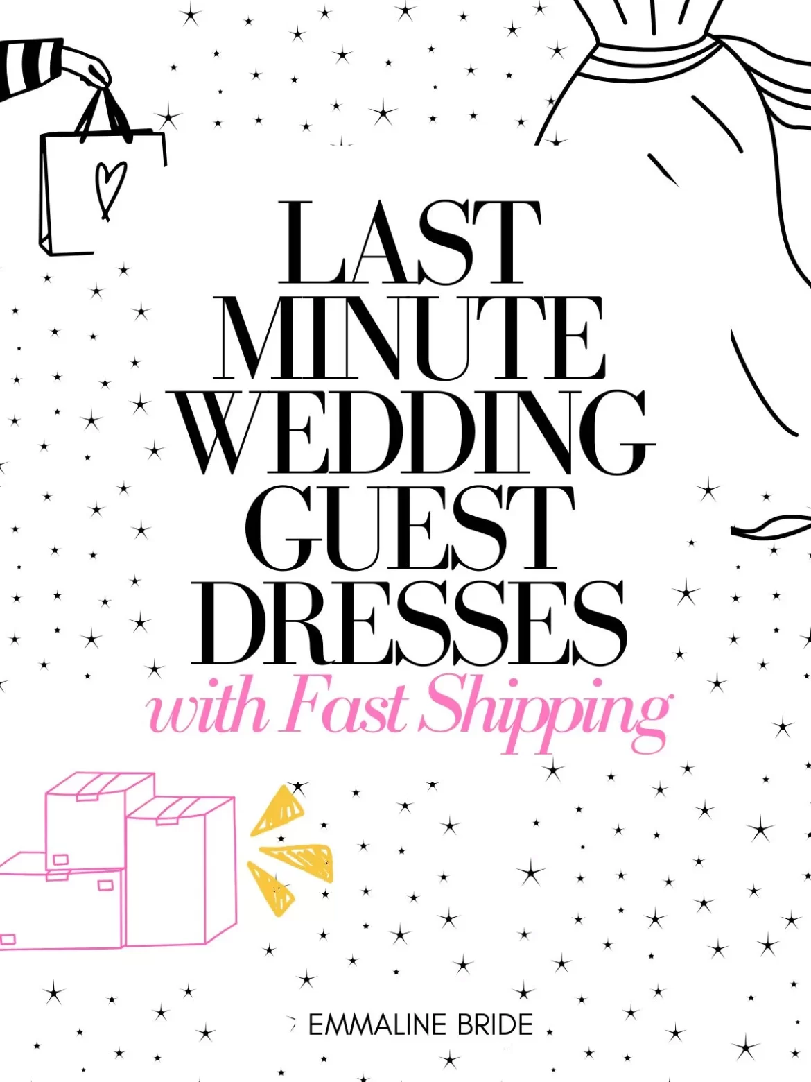 last minute wedding guest dress with fast shipping