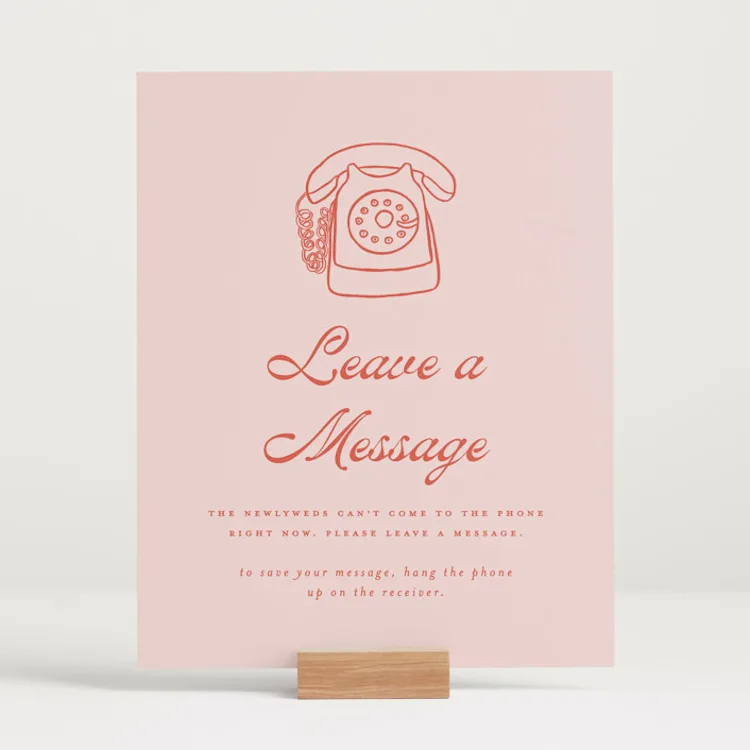 leave a message audio guest book sign