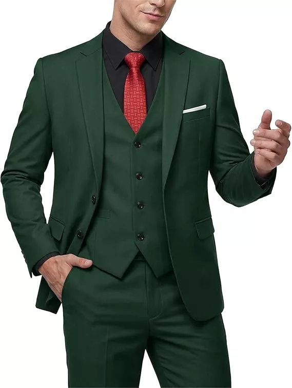 where to get a green suit for wedding day wear on amazon