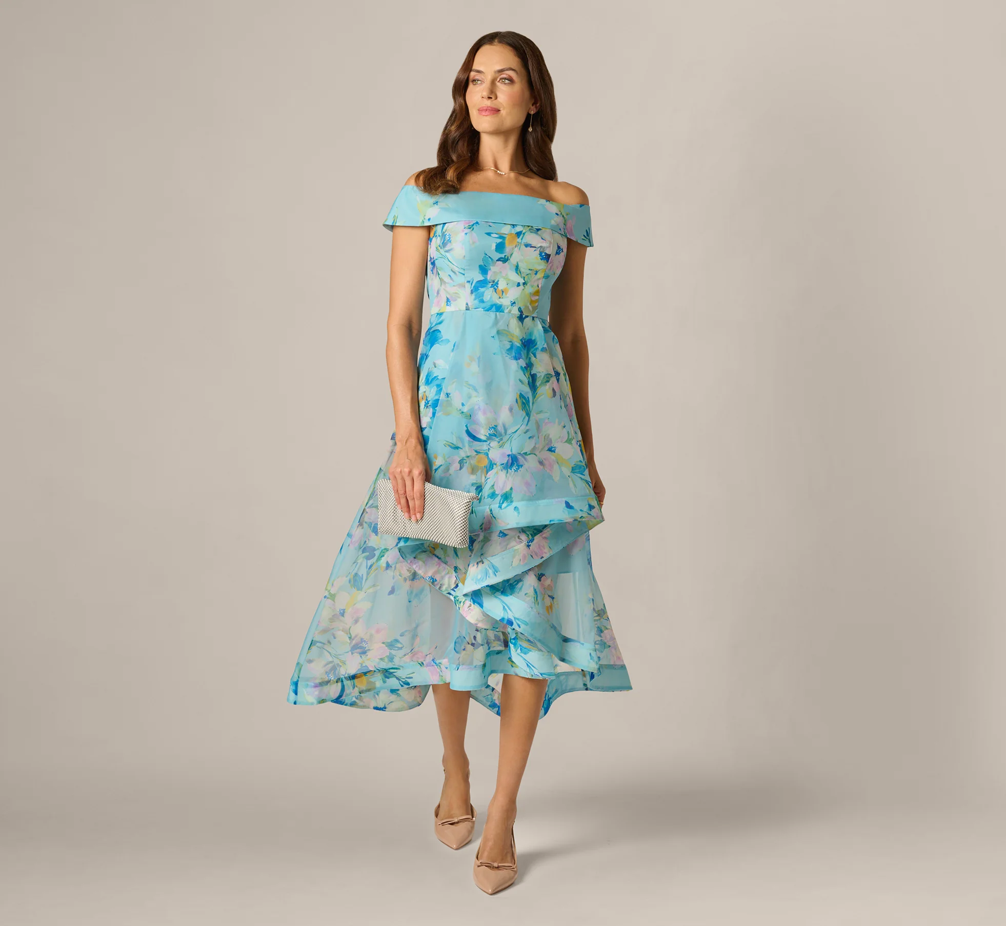 blue high low organza petite mother of the bride dresses that aren't ugly