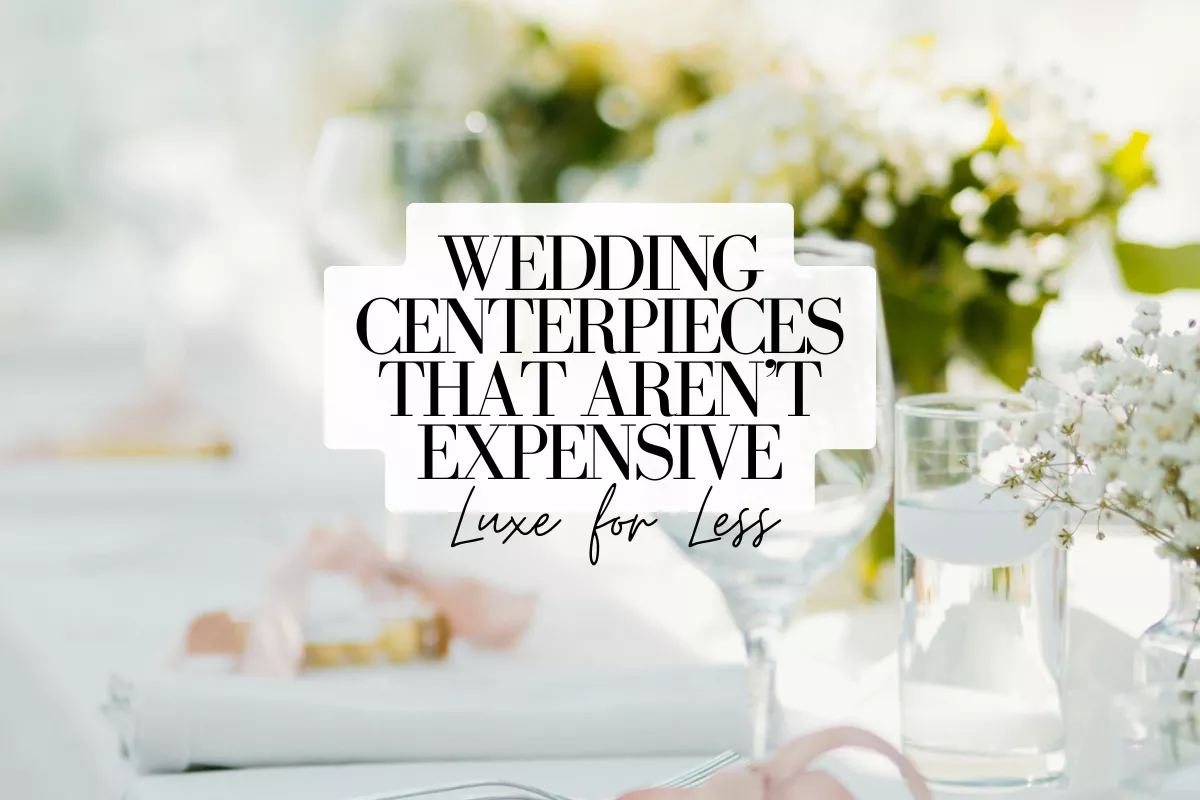 affordable wedding centerpieces with candles and greenery