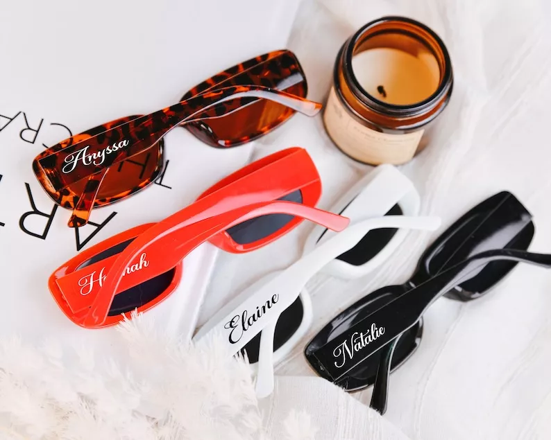 vintage inspired 90s/2000s bulk sunglasses favors for guests