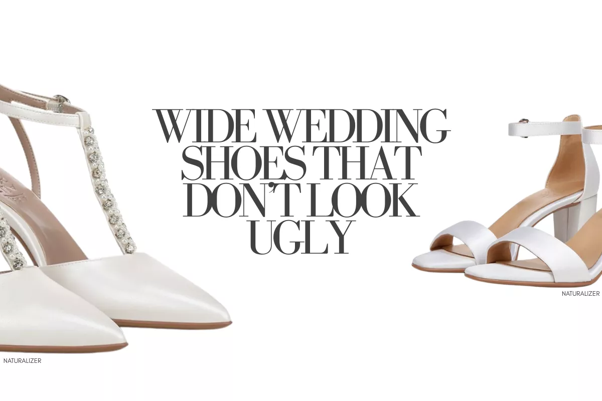 where to get wide wedding shoes that do not look ugly