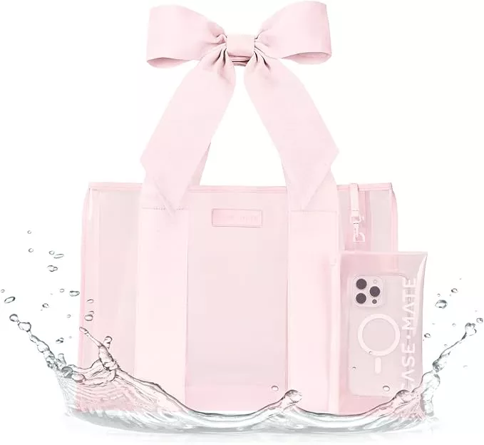 bridesmaid tote bag with bow that will get used again