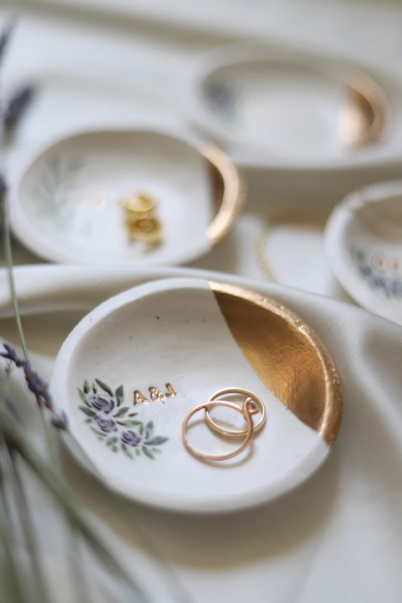 etsy wedding ring dish