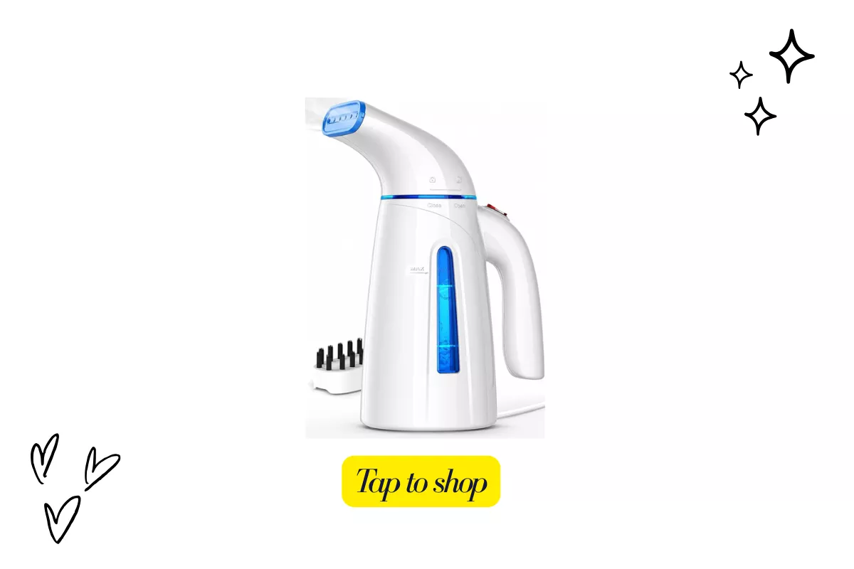 garment steamer for the wedding day