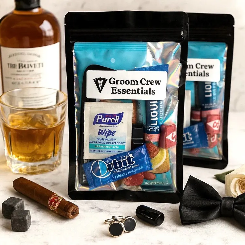groomsmen survival kit etsy wedding ideas