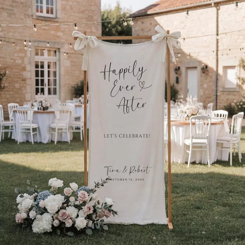 happily ever after alternative to welcome sign
