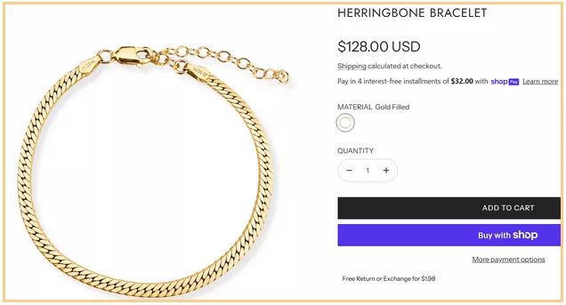herringbone bracelet