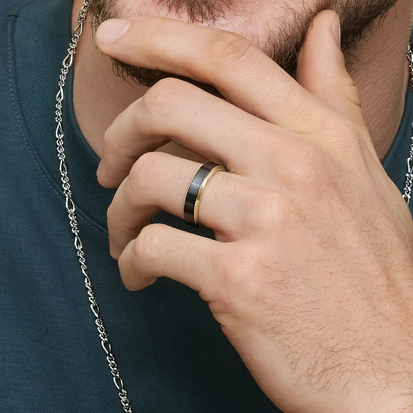 mens wedding ring that is comfortable for all day wear