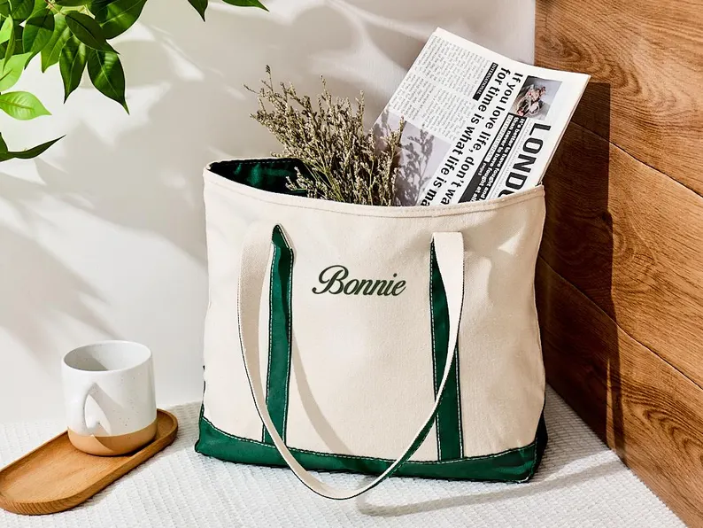 bridesmaid tote bag etsy wedding ideas