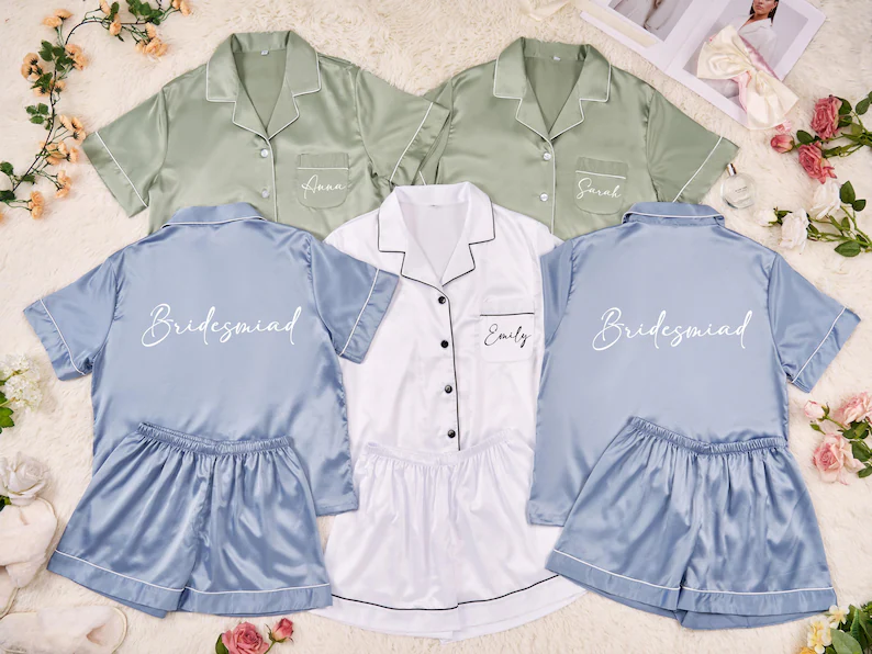 bridesmaid pajama sets cheap