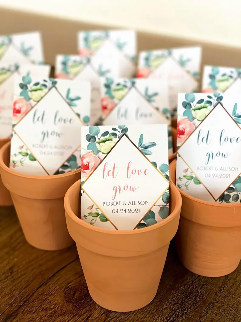 etsy wedding ideas - seed packet favors