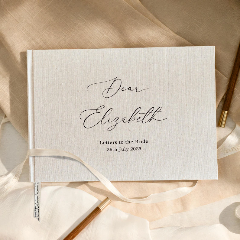 letters to the bride wedding day book