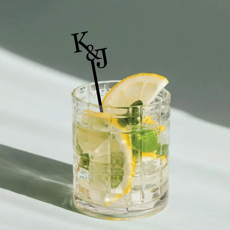 wedding drink stirrers on etsy