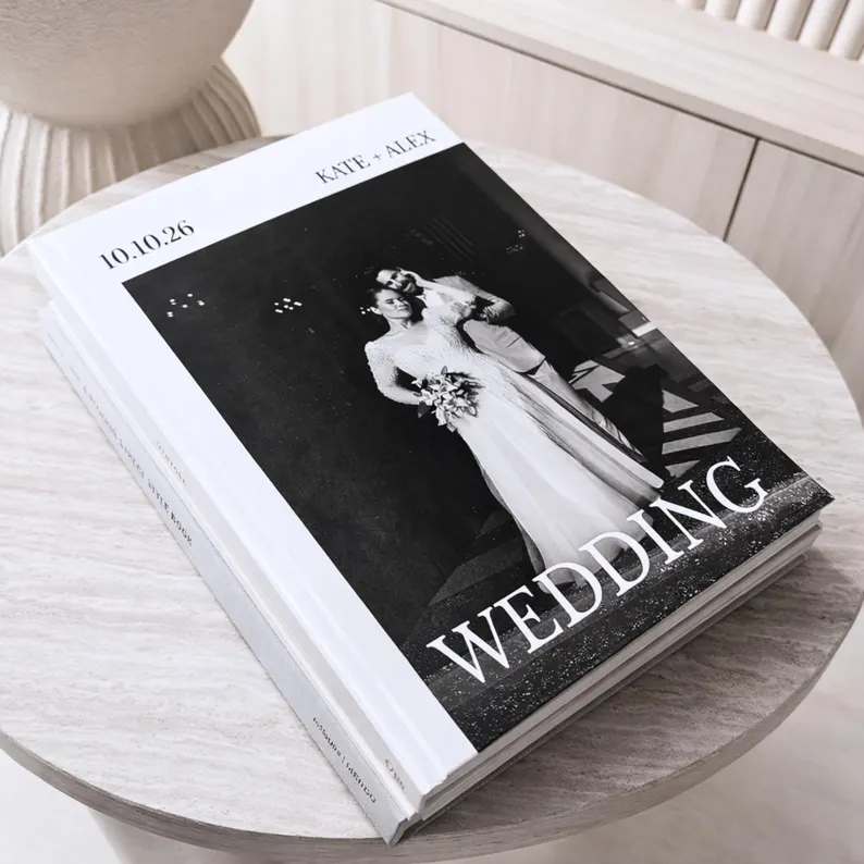 wedding photo book printed for you