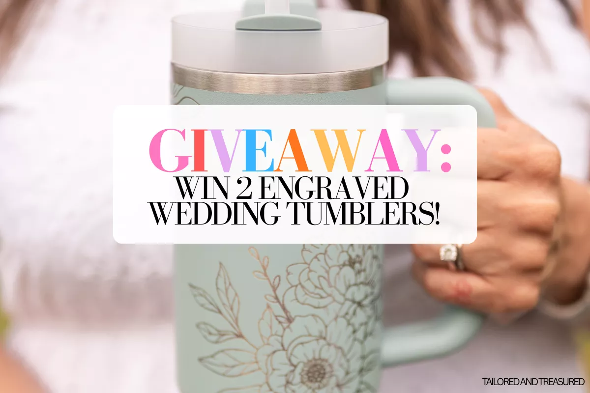wedding tumblers giveaway