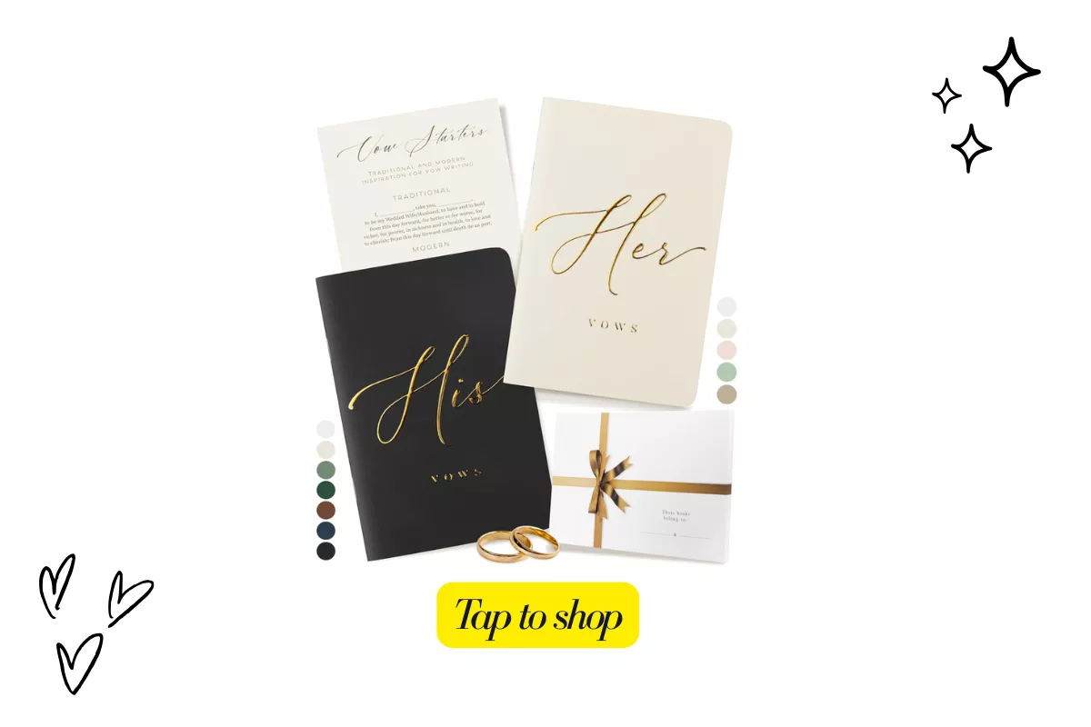 wedding vow books