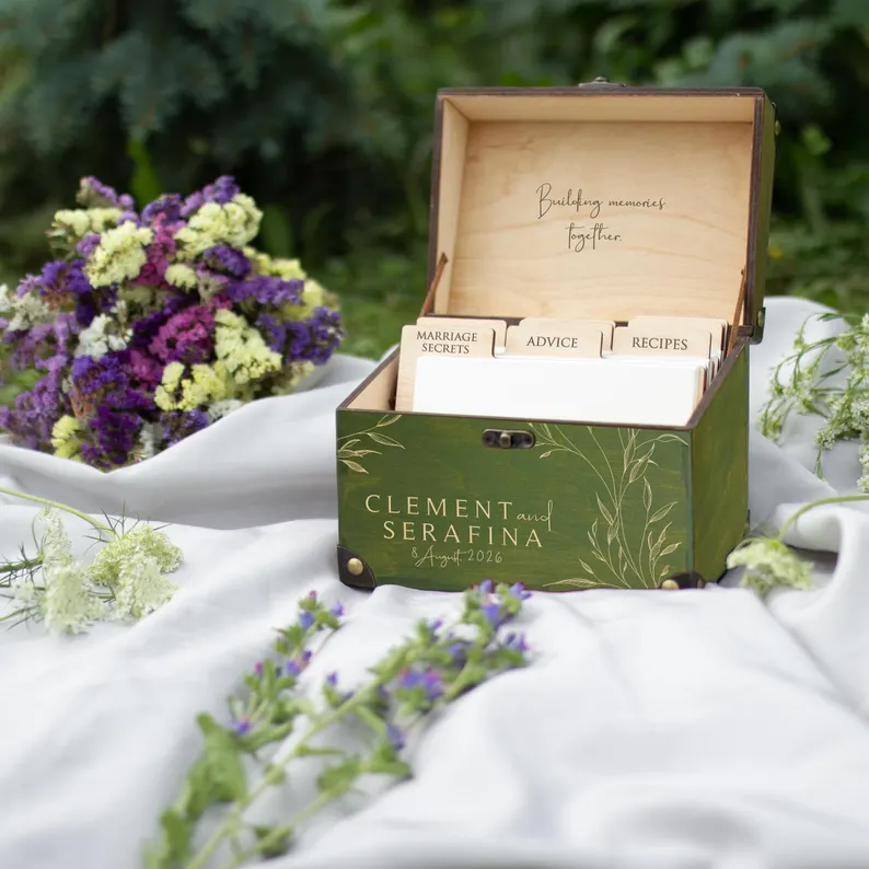 marriage advice guest book box