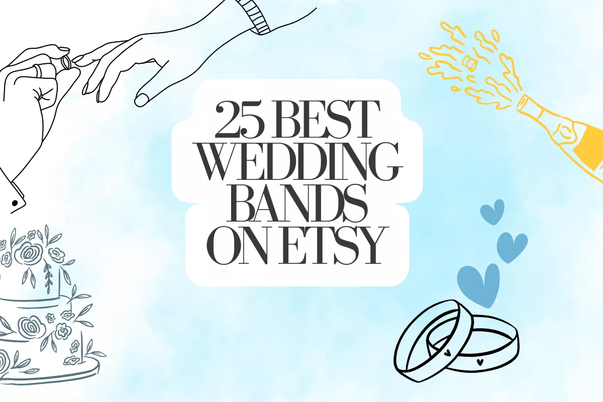 best wedding bands on etsy