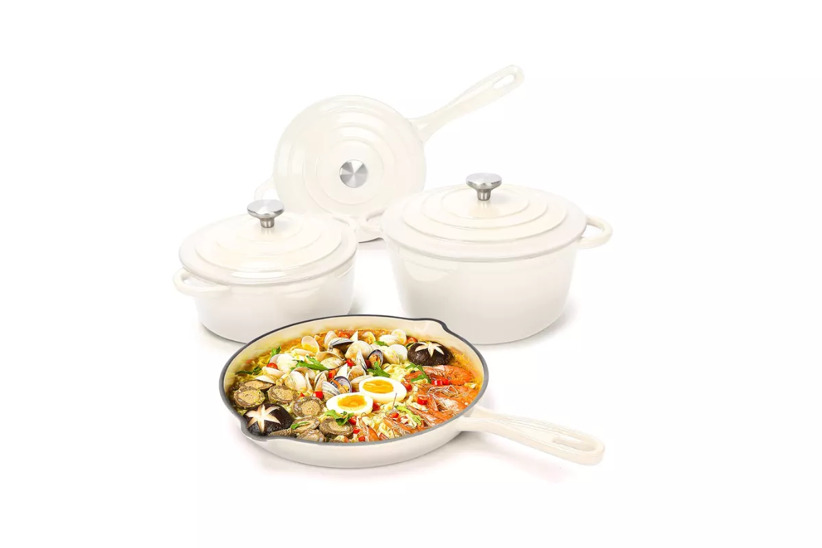 practical cookware set that looks pretty and couples actually use every day