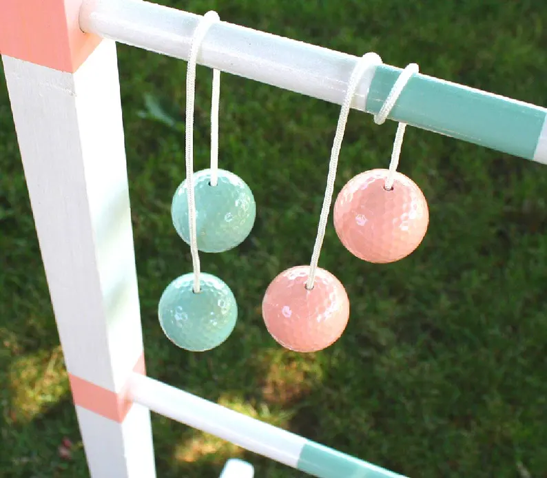 custom ladder toss bolas for wedding games for guests