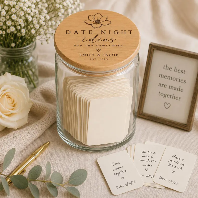 date night guest book idea