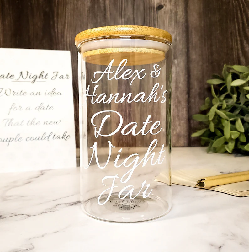 wedding date night jar