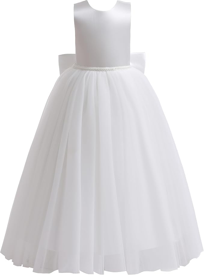 classic a-line flower girl dress on amazon