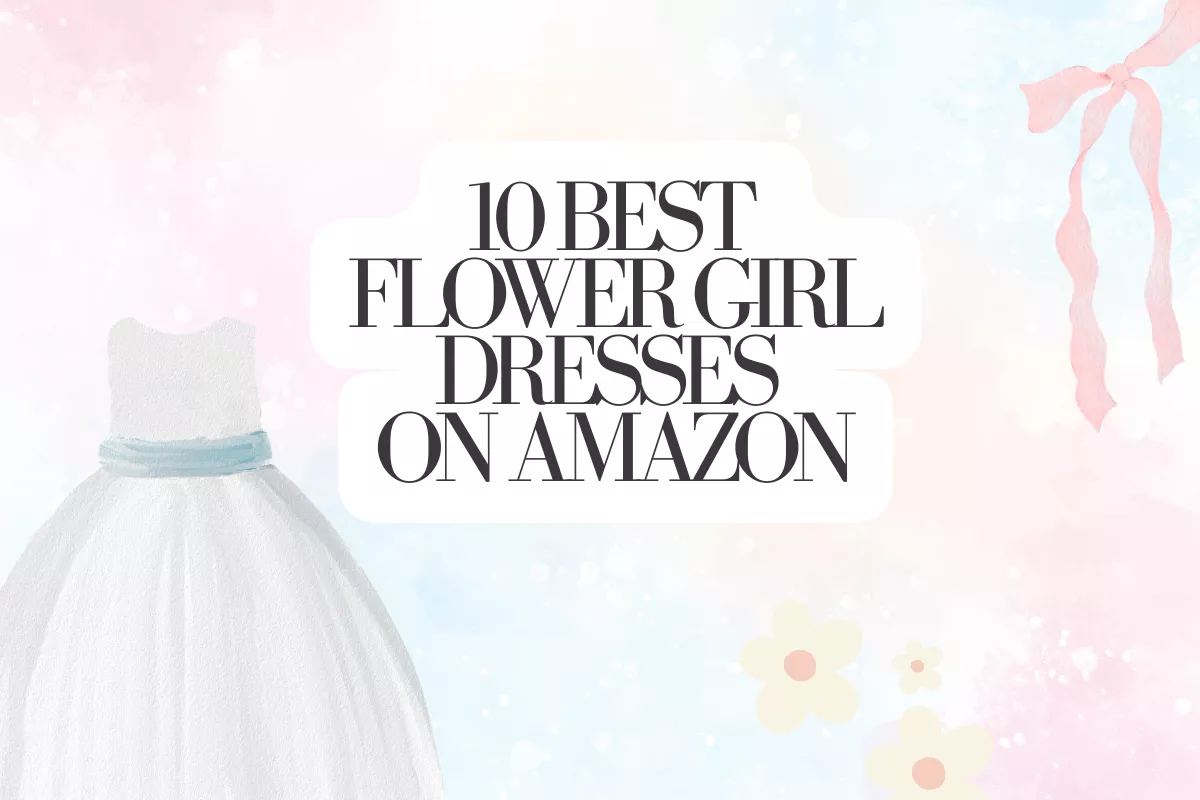 best flower girl dresses on Amazon including lace, tulle, and boho styles for 2026 weddings