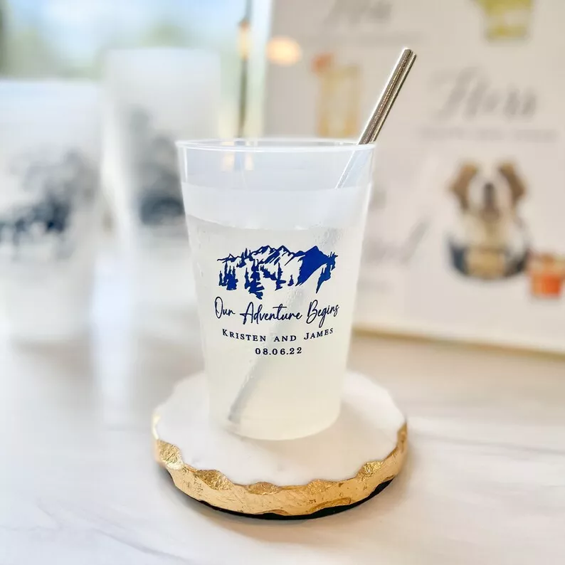 best custom wedding cups for reception