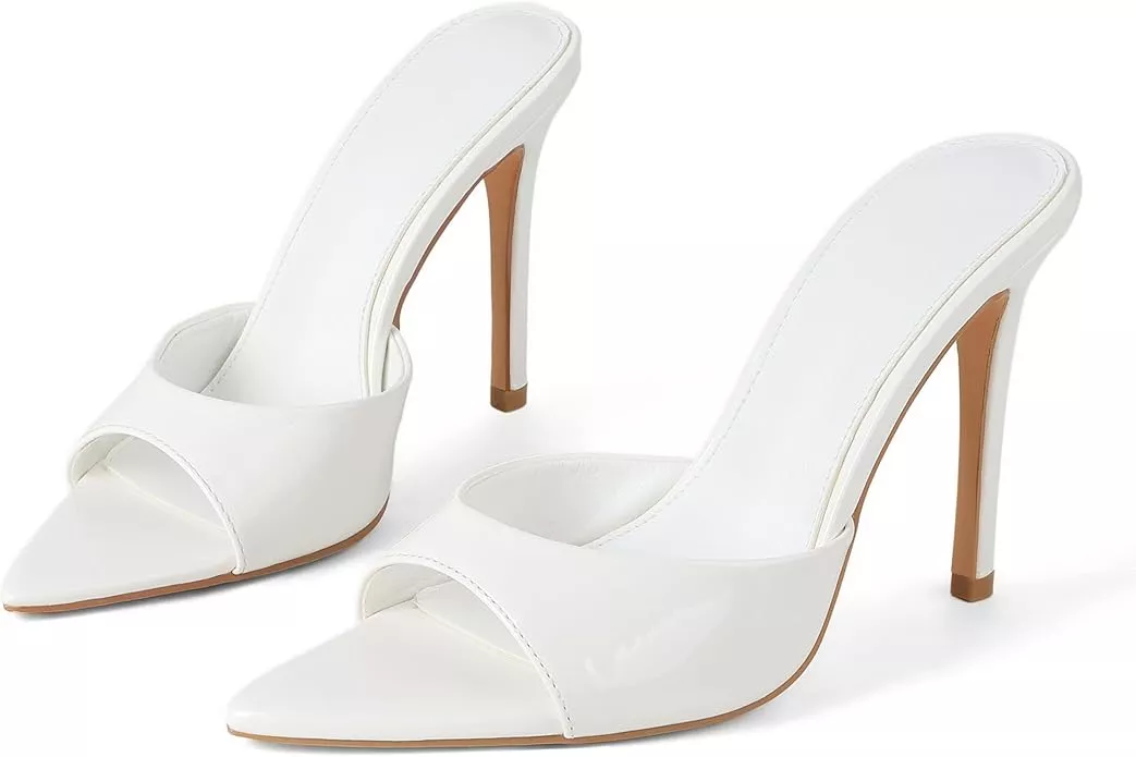 stylish stiletto wedding heels under 100 dollars